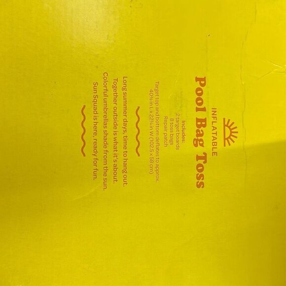 Inflatable Cornhole Pool Game - Sun Squad - Picture 3 of 3